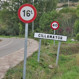 Entrada a Cillamayor
